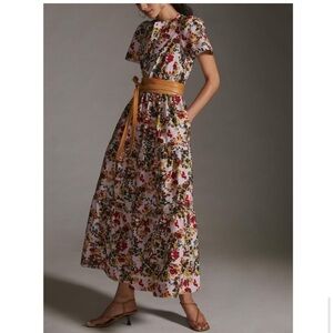 Anthropologie Somerset Floral Maxi Dress